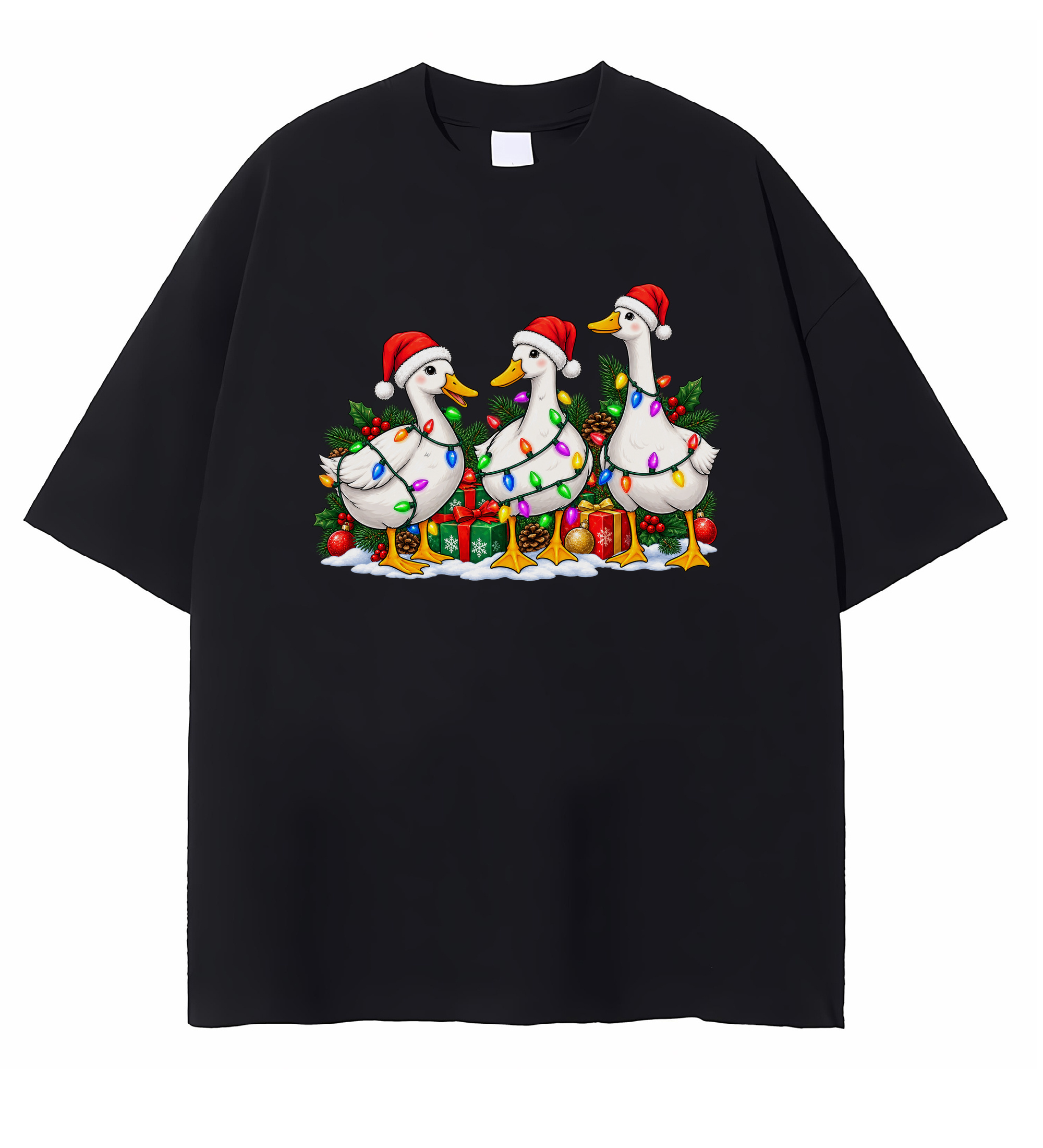 Silly Goose Christmas T-shirt Funny Goose Holiday Animal Graphic Gift